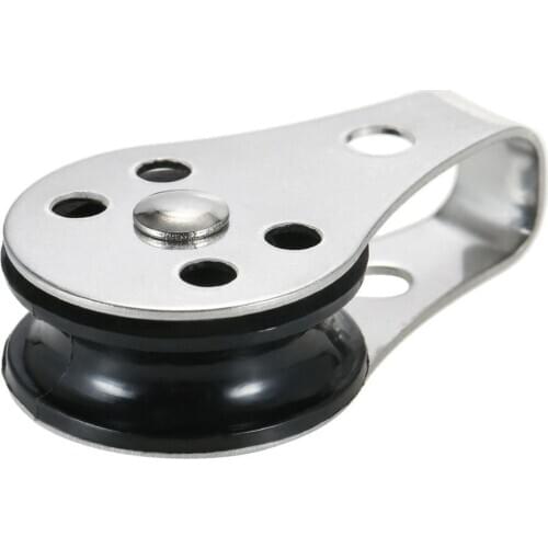 316 Stainless Steel Pulley Suit 2mm to 8mm Rope Blocks Rope Runner Kayak Boat Accessories Marine Canoe Anchor Trolley Kit Hot