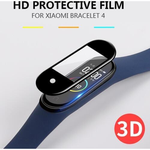 Protective Film For XiaoMi Band 3 NFC Wristband Screen Film Mi Band 4 glass Explosion-proof/scratch prevention screen protector