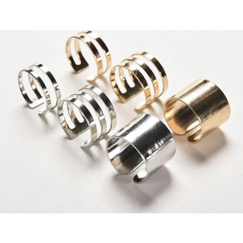 Women Jewelry Color Rings Fashion Top Of Finger Over The Midi Tip Finger Above The Knuckle Open Ring