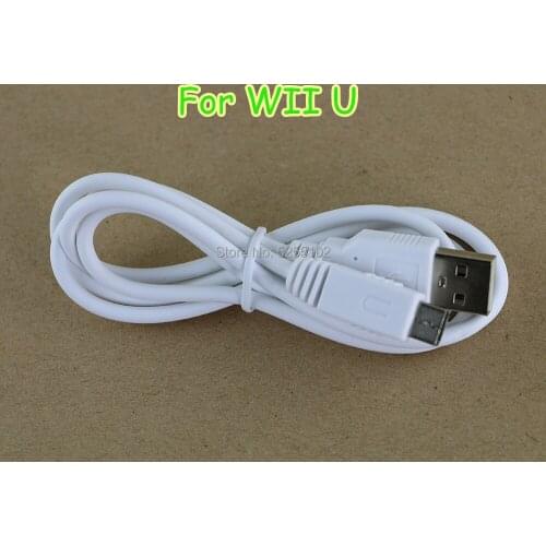 2pcs For WIIU USB Charger Power Supply Cable Cord data cable Replacement for Nintend Wii U Gamepad charger cable