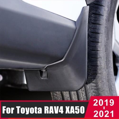 1Set Car Mudflaps For Toyota RAV4 RAV 4 2019 2020 2021 XA50 Mud Flaps Splash Guards Fender Durable Mudguards Accessories