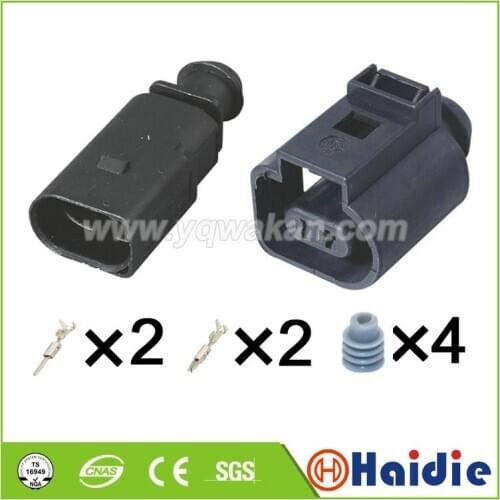 5sets 2pin VW Bleed valve plug natural gas ignition coil male female connector 1J0 973 702 1J0 973 802