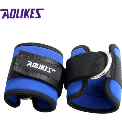 AOLIKES 2 Pcs /Lot Ankle Straps Leg Strength Training Weight-bearing Power Belt Foot Ring For Fitness Taekwondo Footable Running