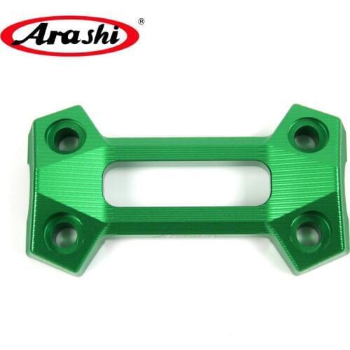 Arashi 1Piece CNC Aluminum Motorcycle Moto Handlebar Risers Top Cover Clamp For KAWASAKI Z800 Z 800 Z-800 2013 2014 2015