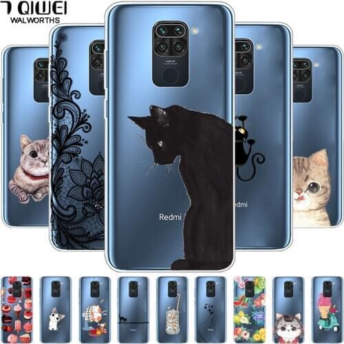 For Xiaomi Redmi Note 9 Case Transparent Soft TPU Silicone Cover for Xiaomi Redmi Note 9S / 9 9T / Note 9 Pro Case Clear Note9