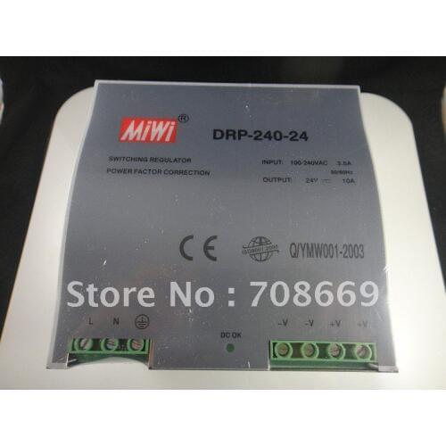 Din Rail Mounted 24VDC 10A Output 240W Power Supply