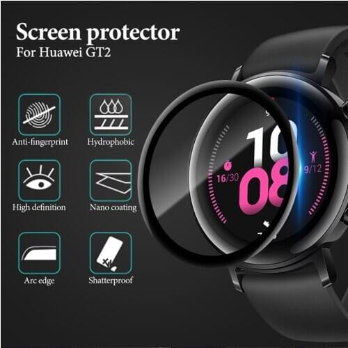 Hydraulic film for huawei watch gt2 42mm screen protector for hauwei gt 2 smart watch safety glas armor Protective film thicken