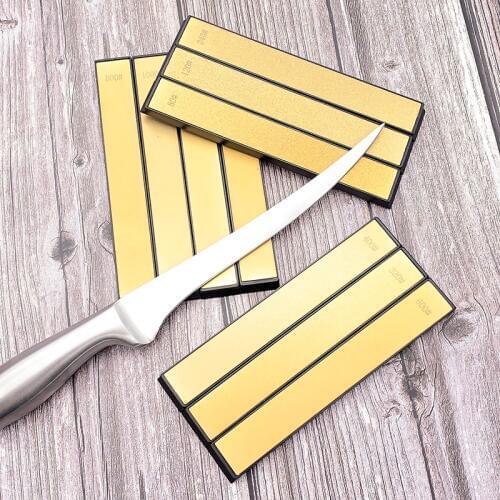 Golden diamond bru shapening stone professional Fixed angle sharpener honing stone kitchen knife Apex edge the blade is sharp