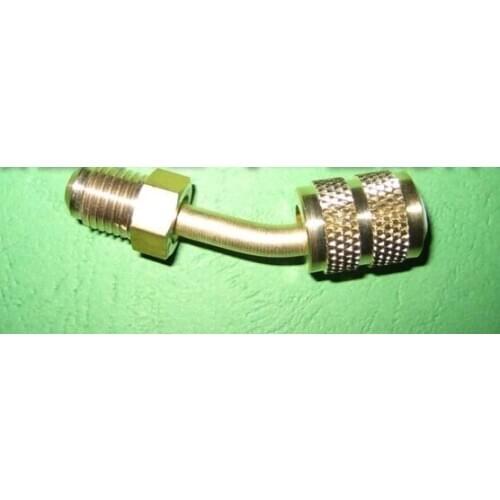 Brass R410A connector 1/4 to 5/16 Refrigerant adapter