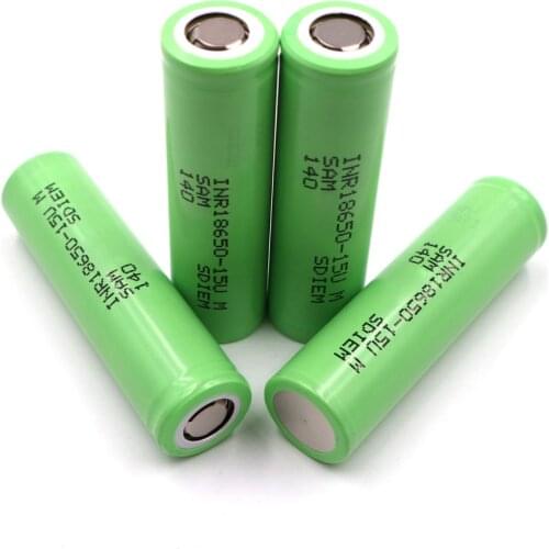 Li-ion Sam sung1500mAh,4pcs 18650 high power battery cell tool battery Power Cell Rechargeable Batteries discharge rate 10c