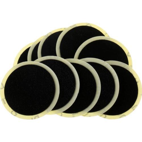 10 Pieces No Need of Glue Bike Tire Patch Repair Kit Tools Bicycle Inner Tube Puncture Repair Patches high quality Rubber Cotton