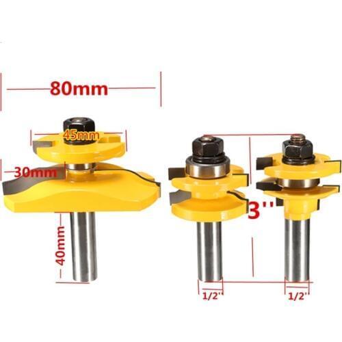 New High Quality 3 1/2 "Pocket Knife Ogee Cutter Router Booth Cabinet Router Router Woodworking Tools