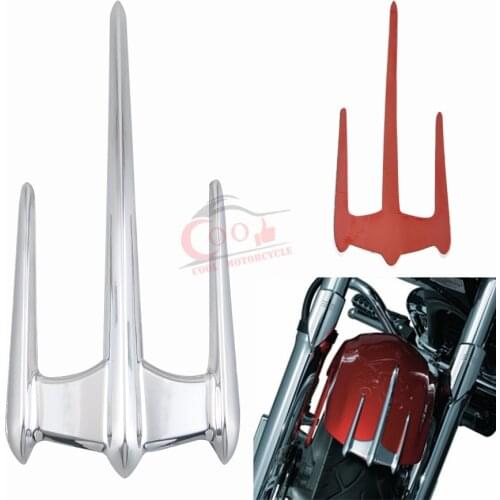 Motorcycle Front Fender Chrome Cover Accent Decoration Trim For Honda Goldwing GL1800 F6B for Yamaha XVS650 1100 XVS1300