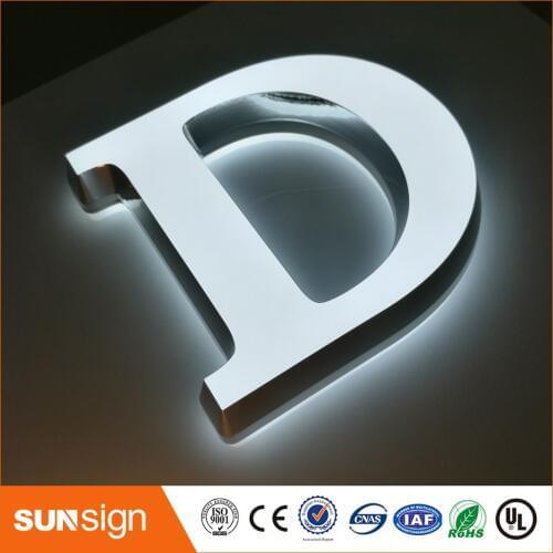 Wholesale frontlit illuminated sign acrylic LED letters