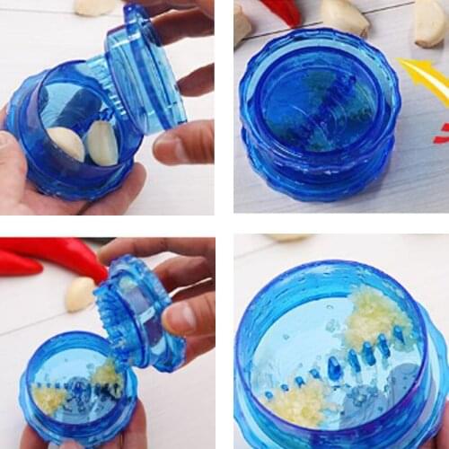 Mini Portable ABS Garlic Grater Useful Easy Cleaning Daosuan Device Hand Presser Grinder Crusher Kitchen Tool Accessories