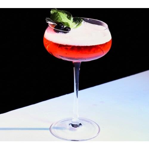 Flared Champagne Glasses Classic Cocktail Glass Ladies Pre-Mixed Wine Glass Tall Martini Glass