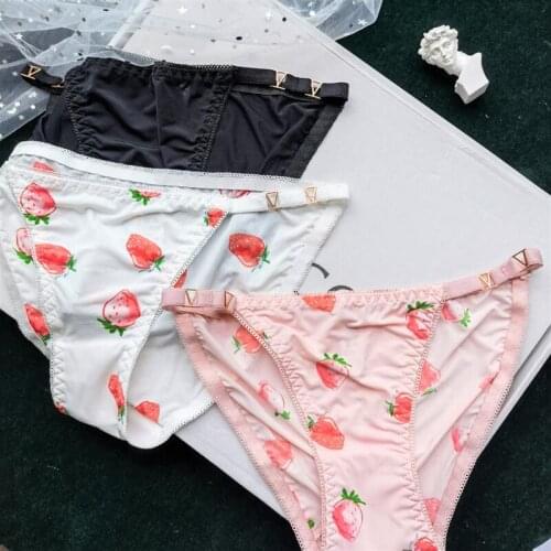 Fan·Sweet Womens Sexy V Letter Panties Ice Silk Low-Rise Underwear Fitness Sports Peopard Print Thong Women Lingerie