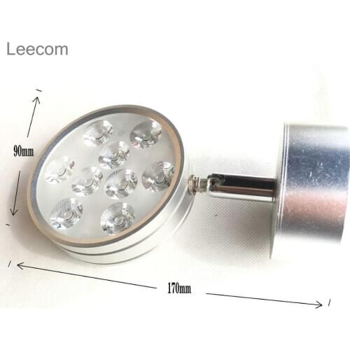 1 Stück 7W LED Mini Einbauleuchte Rund verstellbarer balck Spot Deckenlampe 220 V LED-Schrankleuchte