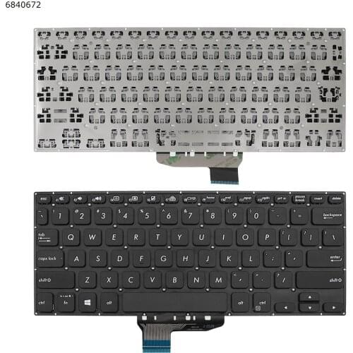 US Version Laptop Replacment Keyboard New for ASUS VIVOBOOK FLIP TP412 TP412U TP412FA BLACK Without FRAME No Backlit