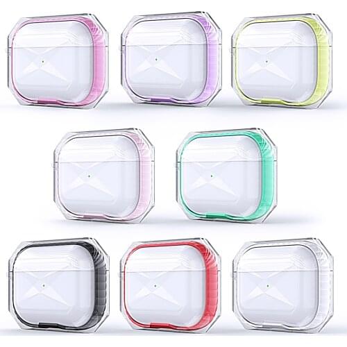 Neon Fluorescence Color Earphone Case For Apple Airpods Pro Cases Wireless Earphone Cover For Airpods 2 1 Headset Soft TPU Box