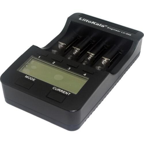 Liitokala Lii-500 NiMH Battery Charger,3.7V 18650 18350 18500 17500 10440 26650 1.2V AA AAA Test capacity LCD smart charge