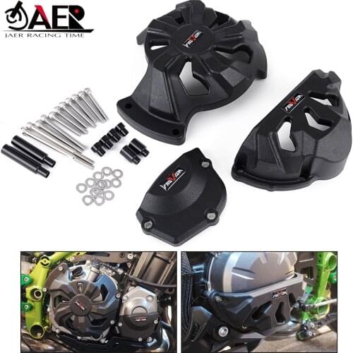 JAER Motorcycle Engine Protective Cover for Kawasaki Z900 2014-2020 Fairing Guard Sliders Crash Pad