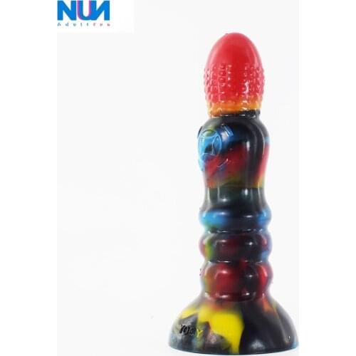 Animal Dildo Color Silicone Toys Realistic Penis Adult Toys Fantasy Dildo Holder Masturbation Sex Toys For Women