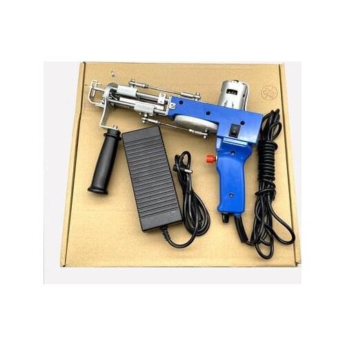 ZK40 Dropshipping Electric Manual Cut Pile Carpet Weaving Flocking Rug Carpet Tufting Gun Machine Tapestries Cut and Loop Tools
