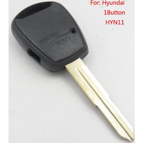 1pcs Car Key Shell Fob Cover for Hyundai ILoad IMax Getz Accent 1 Button Remote Key Case Shell Replacement NO LOGO Cocolockey