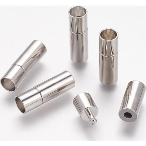 100Sets Brass Screw Clasps for Jewelry Making Metal Jewelry Findings for Jewelry Making Bracelet DIY Hole 2/3/4/5/6/8/10mm