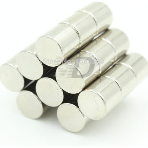 50pcs Neodymium N35 Dia 5mm X 5mm Strong Magnets Tiny Disc NdFeB Rare Earth For Crafts Models Fridge Sticking magnet 5x5mm