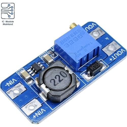 MT3608 DC-DC Step Up Converter Booster Module 2V-24V to 5V 9V 12V 28V Power Supply For Arduino Battery Charging