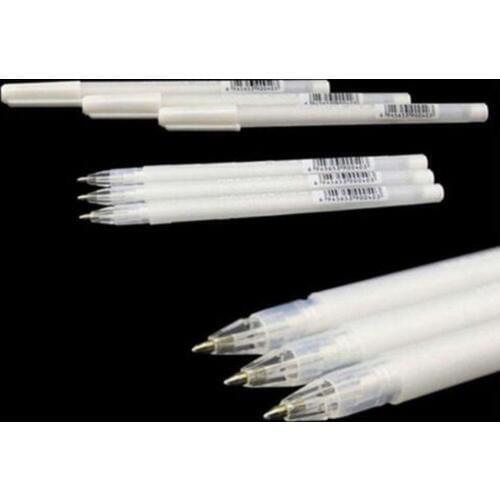 White Marker Pen Sketching Painting Pens Art Stationery Supplies Board Marker Pen for Highlight Fluorescent Gift Papelaria