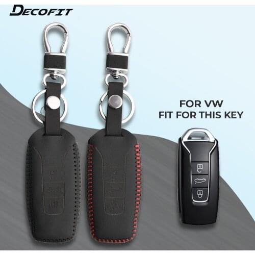 Key Cover for Volkswagen Vw touareg 2018 2019 3 buttons Car Accessories Remote Keyless Keychain Key Case Shell Fob Protect Set
