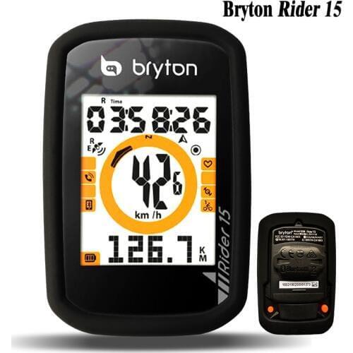 Generic Bike Gel Skin Case & Screen Protector Cover for Bryton Rider 15 Rider 10 GPS Computer Case for R15 R10 Bryton One