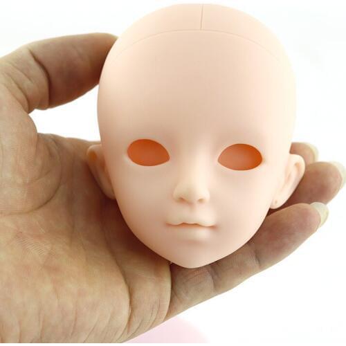 1 Piece 1/4 Dolls Head Doll Accessories for Practice Makeup BJD Dolls Head Fit for 45cm Doll Toys for Girls Bjd Doll Toys