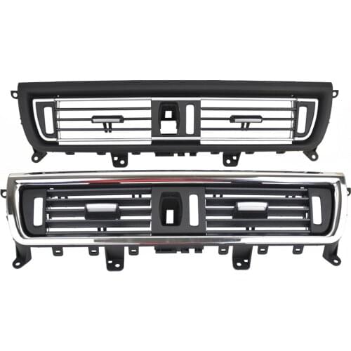 For BMW F10 F11 F18 5 Series 520 523 525 528 530 535 64229166885 Chrome Car Front Console Center Grill Dash AC Air Heater Vent