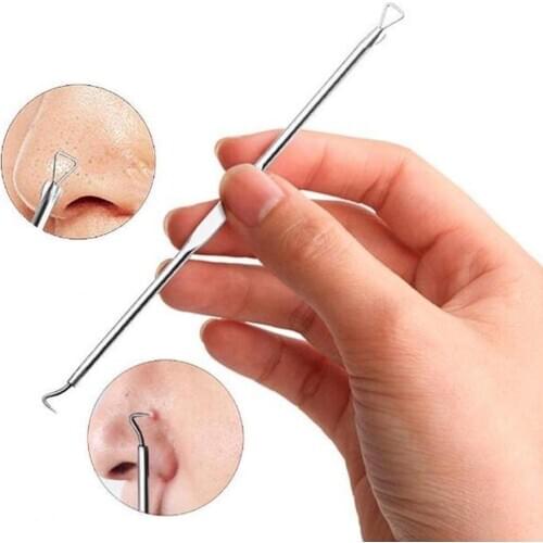 4pcs/set Acne Blackhead Removal Needles Pen Pimple Black Head Cleaner Tool Care Deep Pore Cleansing Extractor Beauty Kit Me C2E5