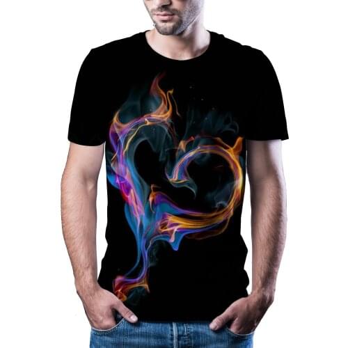 New T -Shirt Men 'S High-Quality MenS T -Shirt Short Sleeve 3d Abyss Character Printing MenS T-Shirt Fashion Handsome T -Shirt