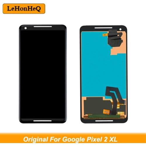 Original Amoled For Google Pixel 2 XL LCD Display Touch Screen for Google Pixel2 2XL Digitizer Assembly Replacement Parts