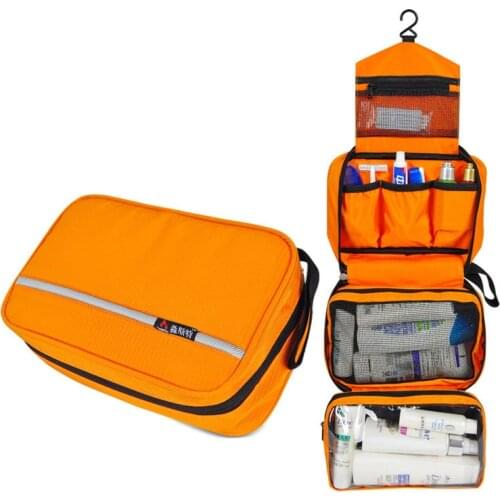 Hanging Toiletry Bag Travel Toiletry Wash Organizer Kit for Men Women Cosmetics Make Up Sturdy Hanging Hook Shower Bags