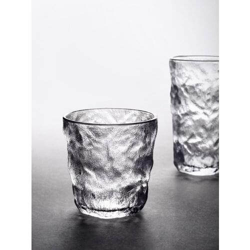 Ins Popular Thickened Frosted Glass Cup Cold Water Juicy Whisky Drinkware Japan Simple Style 300ML 350ML