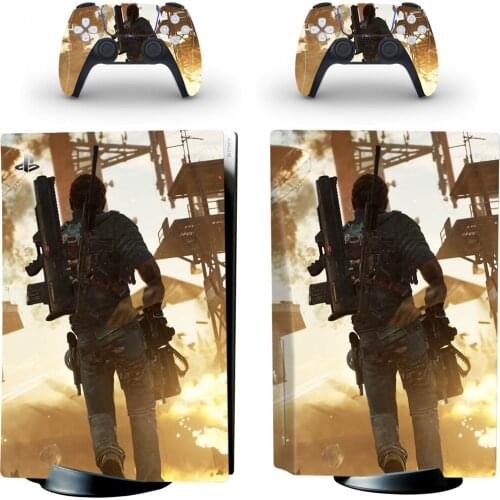 The Last Of Us PS5 Standard Disc Edition Skin Sticker Decal Cover for PlayStation 5 Console & Controller PS5 Skin Sticker Vinyl