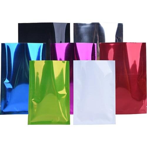 Various Small Size 5*7cm/ 12*18cm Wholesale Price Aluminum Foil Bag Pouch Colorful Mylar Foil Vacuum Heat Sealing Bag 500pc/lot