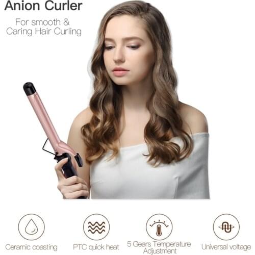 CkeyiN Professional Hair Curling Iron Hair waver irons curling Electric Hair Curler Roller Curling Wand Ceramic Styling Tools