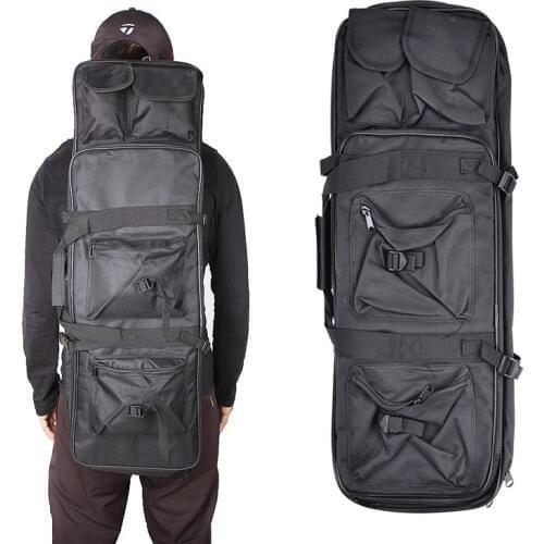 Tactical Shoulder Backpack Heavy Duty Nylon Rifle Gun Holster Pouch 118cm Outdoor Sport Bag Hunting Gun Bag