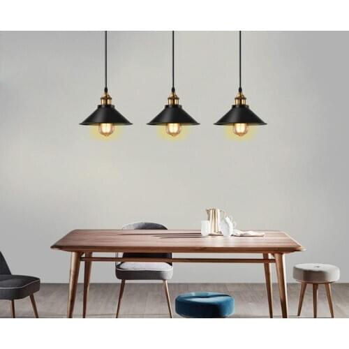 LED Pendant Lights Vintage Industrial Hanging Lamp Nordic Retro Light Fixture For Home Kitchen Lighting Living Room Loft Bar