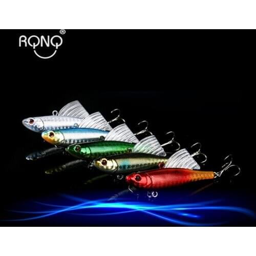RQNQ 1PC 7CM 17G Vantage Balance Hard Fishing Lure VIB Bait With Lead Inside Diving Swivel Jig Wing Wobbler Crankbait