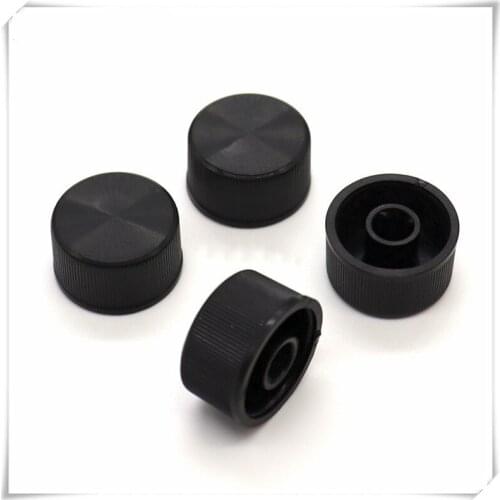 10 Pieces Plastic Half Shaft Knob Diameter 20mm Height 11mm Potentiometer Encoder Knob D-Shaped Inner Hole 6mm
