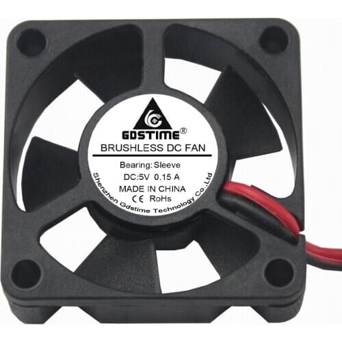 10 PCS lot Gdstime DC 5V 2Pin 3510 35mm 35x35x10mm Ventilation Industrial DC Cooling Fan 35x10mm Mini Silent Motor Case Fan